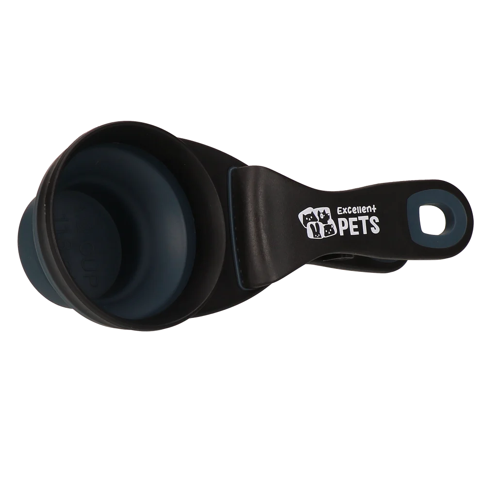 Paletta per alimenti con clip di chiusura, 0,5 cup – Excellent Pets Clip Scoop - immagine 3