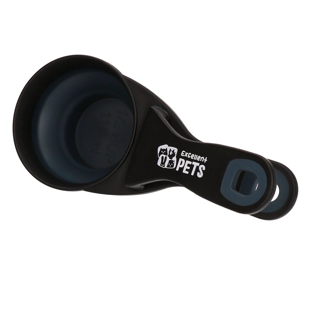 Paletta per alimenti con clip di chiusura, 0,5 cup – Excellent Pets Clip Scoop - immagine 4
