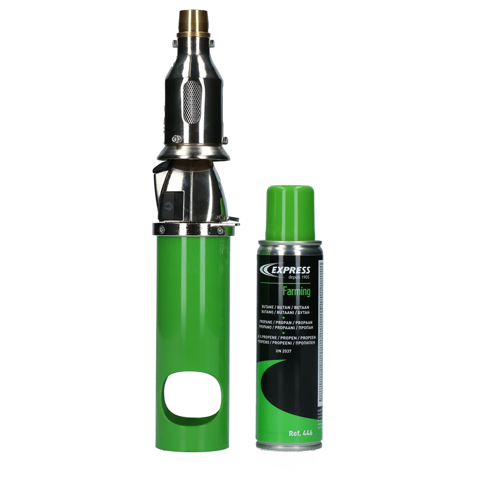 Decornatore a gas per vitelli con testa reversibile da ø 17 e 19 mm – Express Alios - immagine 2