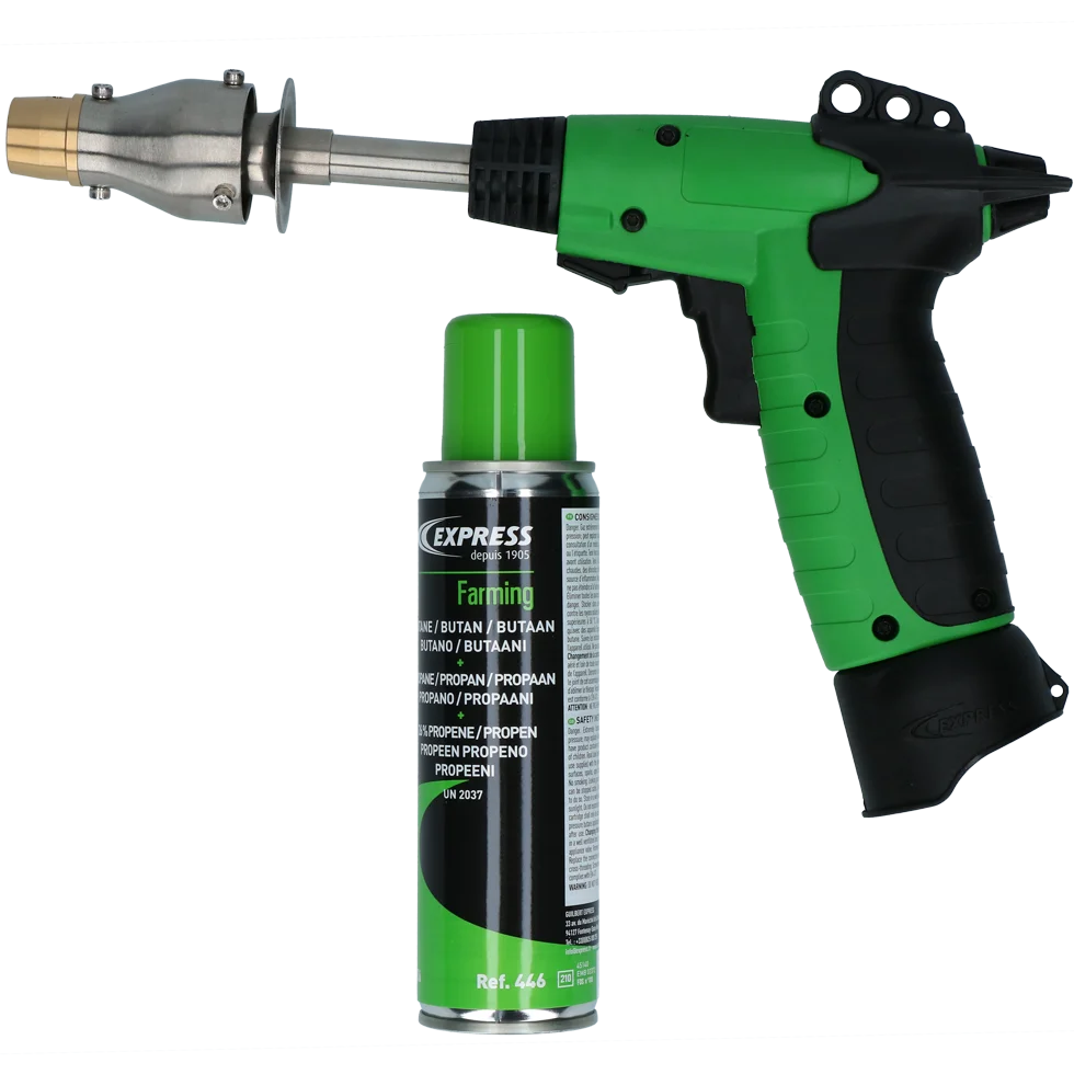 Scornicatore a gas per vitelli con punta reversibile ø 17 e 19 mm – Express Arkos - immagine 2