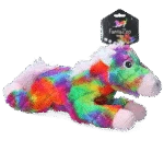 Peluche per cani a forma di cavallo con squeaker, L, 32 x 16 cm – FantaZoo Horse