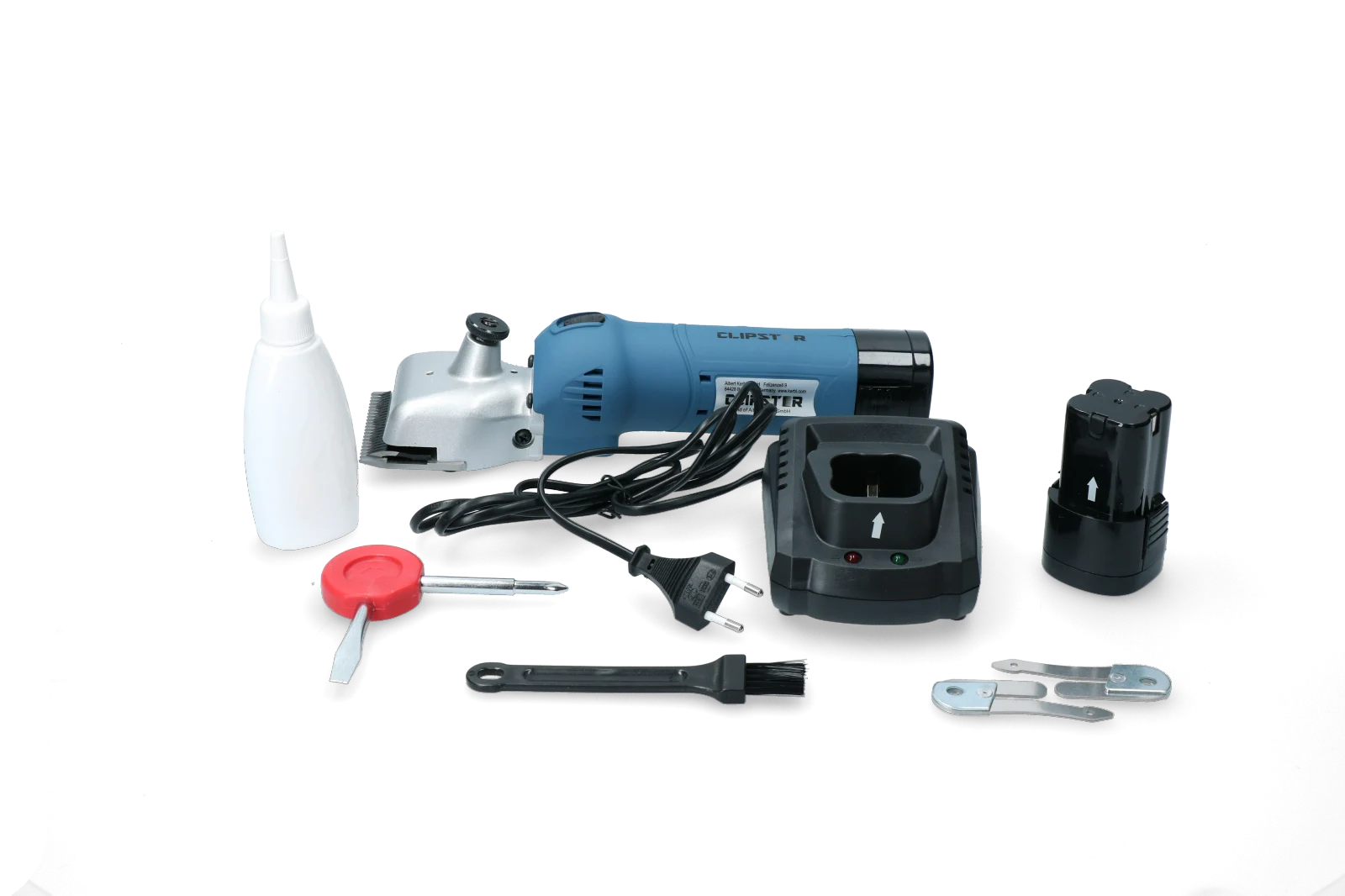 Tosatrice per bovini con 2 batterie – Clipster FarmClipper Akku2 Rund - immagine 2