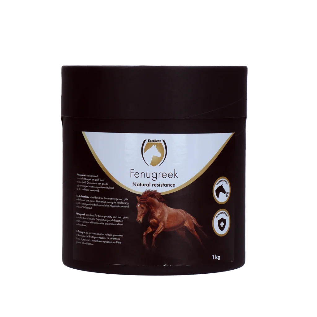 Polvere di fieno greco per cavalli, 100% fieno greco, 1 kg – Excellent Horse Fenugreek - immagine 1