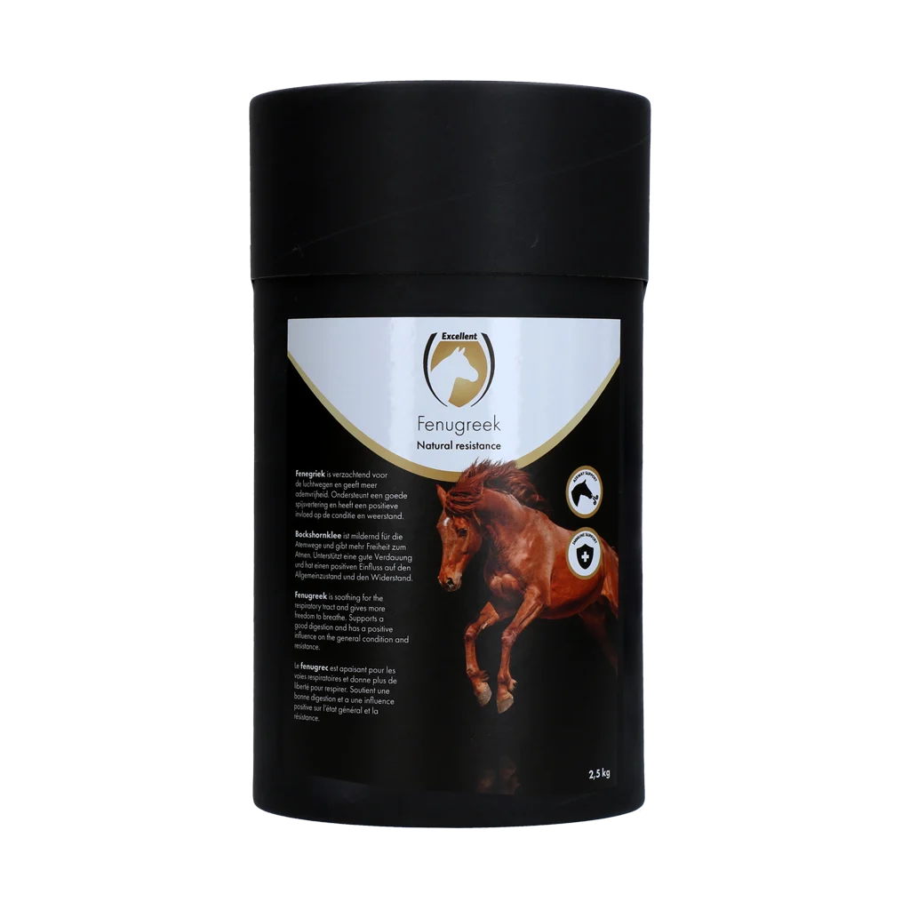 Polvere di fieno greco per cavalli, 2,5 kg – Excellent Horse Fenugreek - immagine 1