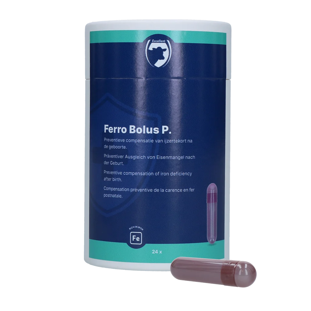 Bolo di ferro per vitelli, 24 x 8,5 g – Excellent Ferro Bolus P - immagine 1