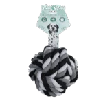 Corda per cani con palla in cotone, 24 cm – Floss Toss Natural Dental Ropes Dental Rope Exteme Ball