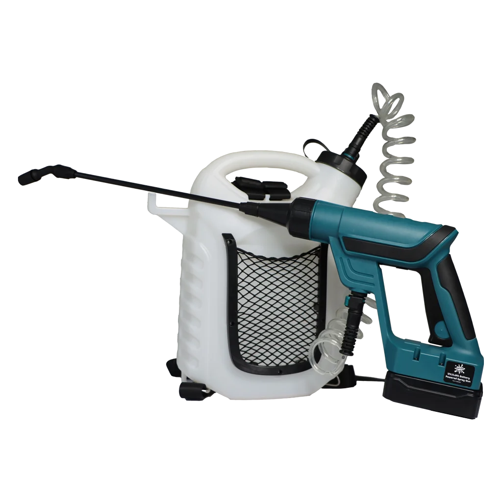 Irroratrice a zaino a batteria con lancia da 80 cm, 6 l – FlowZone Lil'Squirt - immagine 2