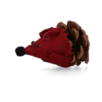 Topolino per gatti in pigna e feltro con Madnip, rosso, 8 cm – Forest Friends Mouse - immagine 2