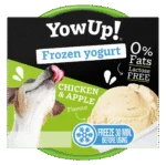 Snack allo yogurt per cani e gatti da congelare, pollo e mela, 110 g – YowUp! Frozen Yoghurt Chicken & Apple