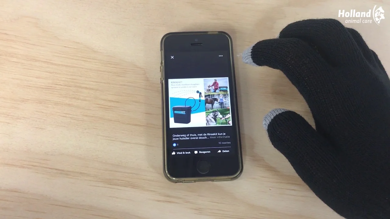 Guanti da equitazione Magic Touch neri con grip, taglia unica - immagine 6
