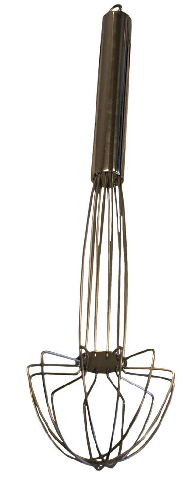 Frusta in acciaio inox per polveri - immagine 1