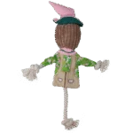 Gioco da tirare a forma di spaventapasseri con corpo frusciante e corda – Garden Paws Scarecrow Scary Harry M - immagine 3