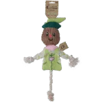 Gioco da tira e molla Scarecrow con corpo frusciante e corda – Garden Paws Scarecrow Indy Fields M