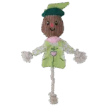 Gioco da tira e molla Scarecrow con corpo frusciante e corda – Garden Paws Scarecrow Indy Fields M - immagine 2