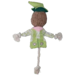 Gioco da tira e molla Scarecrow con corpo frusciante e corda – Garden Paws Scarecrow Indy Fields M - immagine 3