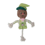 Gioco da tirare a forma di spaventapasseri con corpo frusciante e corda – Garden Paws Scarecrow Indy Fields S - immagine 2