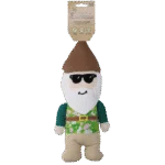 Peluche per cani Gnomo da giardino con squeaker M – Garden Paws Garden Gnome Smirking Steve M