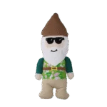 Peluche per cani Gnomo da giardino con squeaker M – Garden Paws Garden Gnome Smirking Steve M - immagine 2