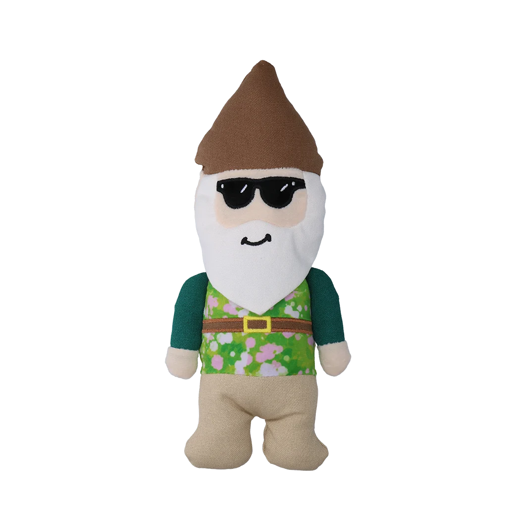 Peluche per cani Gnomo da giardino con squeaker M – Garden Paws Garden Gnome Smirking Steve M - immagine 2