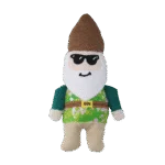 Peluche per cani Gnomo da giardino con squeaker S – Garden Paws Garden Gnome Smirking Steve S - immagine 2