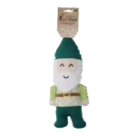Peluche per cani gnomo da giardino con squeaker M – Garden Paws Garden Gnome Gentle George M