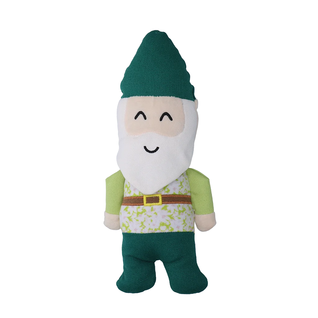 Peluche per cani gnomo da giardino con squeaker M – Garden Paws Garden Gnome Gentle George M - immagine 2