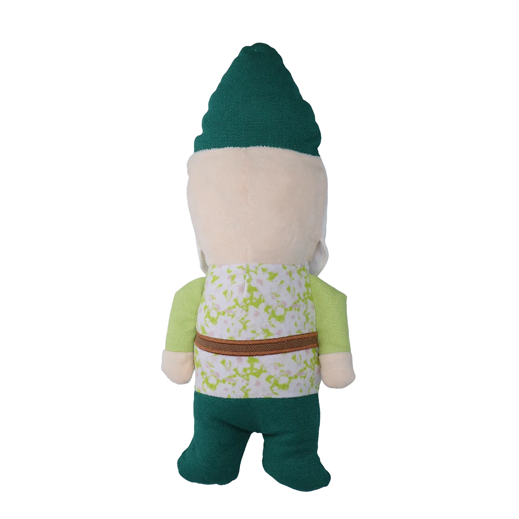 Peluche per cani gnomo da giardino con squeaker M – Garden Paws Garden Gnome Gentle George M - immagine 3