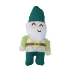 Peluche per cani a forma di gnomo da giardino con squeaker S – Garden Paws Garden Gnome Gentle George S - immagine 3