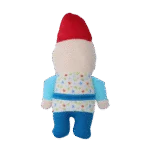 Peluche per cani gnomo da giardino con squeaker S – Garden Paws Garden Gnome Happy Henry S - immagine 3