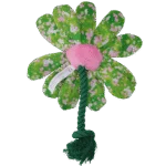 Peluche per cani a forma di fiore con corda M – Garden Paws Flower Summer Shrubs M - immagine 3