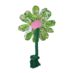 Peluche per cani a forma di fiore con corda S – Garden Paws Flower Summer Shrubs S - immagine 3