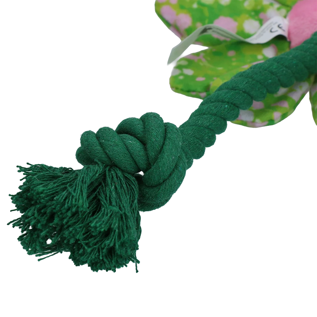 Peluche per cani a forma di fiore con corda S – Garden Paws Flower Summer Shrubs S - immagine 4