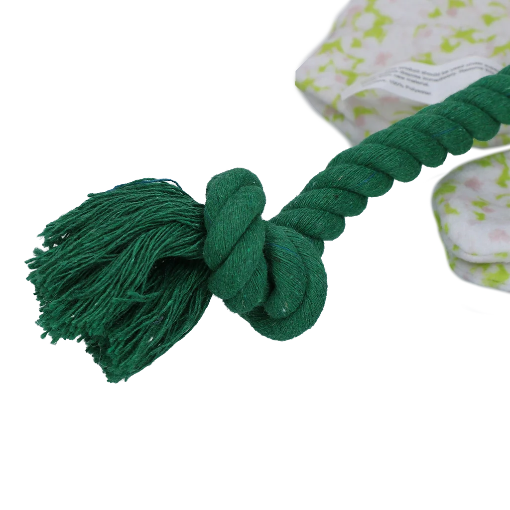 Peluche per cani a forma di fiore con corda, M – Garden Paws Flower Spring Sakura - immagine 4