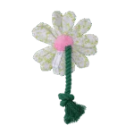 Peluche per cani a forma di fiore con corda, S – Garden Paws Flower Spring Sakura - immagine 3