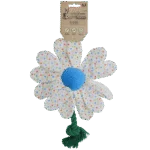 Peluche per cani a forma di fiore con corda, M – Garden Paws Flower Sky Flowers