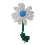 Peluche per cani a forma di fiore con corda, S – Garden Paws Flower Sky Flowers - immagine 4