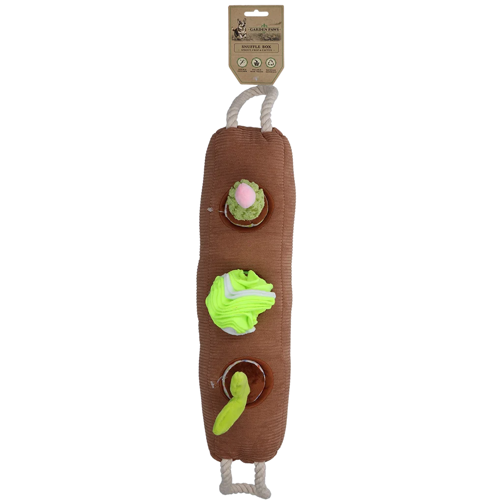 Gioco olfattivo per cani con piantine rimovibili – Garden Paws Snuffle Box Sprout, Crop & Cactus - immagine 6