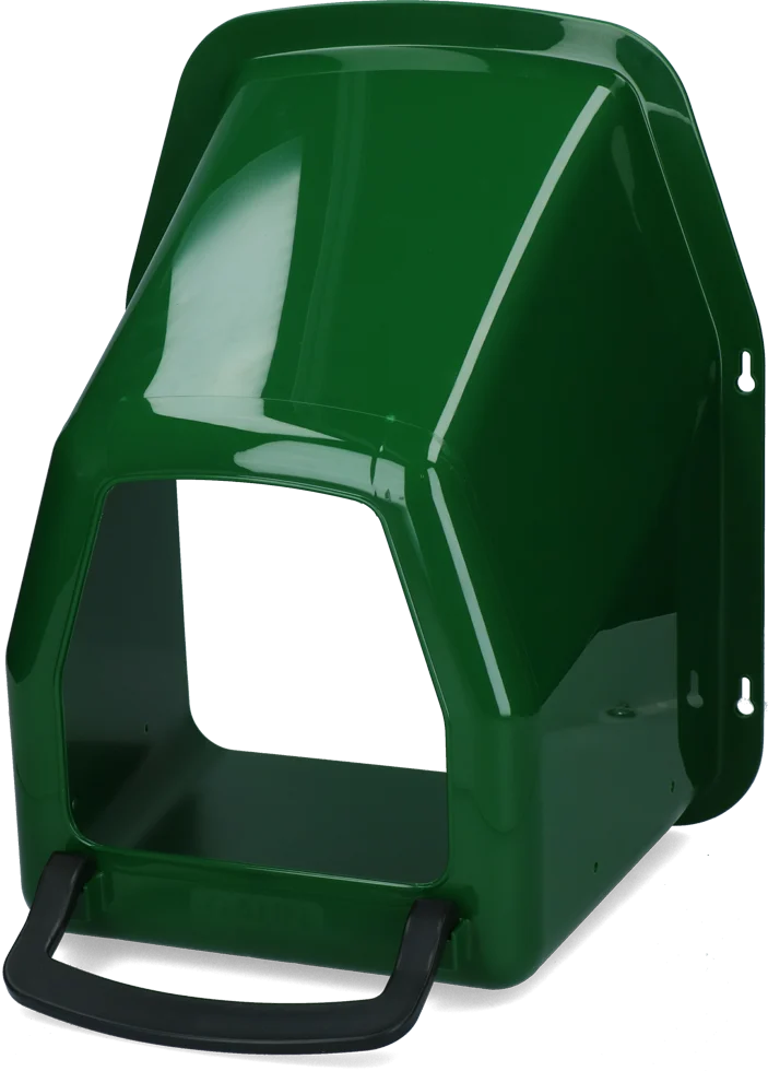 Nido di deposizione in plastica per galline, verde, 43 x 36 x 27 cm – Gaun