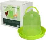 Torre abbeveratoio per galline in plastica trasparente verde lime 1,5 l – Gaun