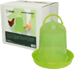 Abbeveratoio a torre per polli in plastica trasparente verde lime 3 l – Gaun