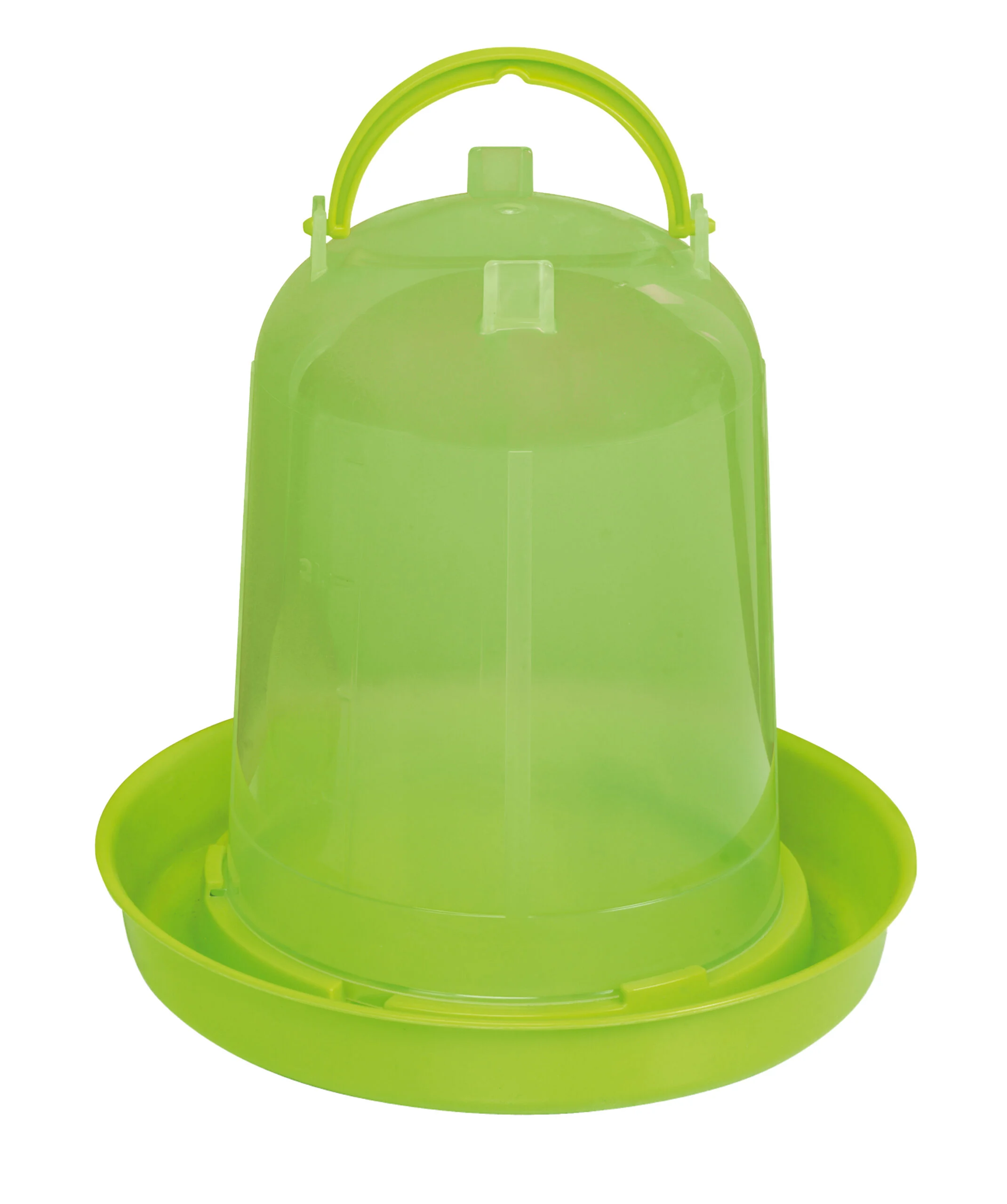 Abbeveratoio a torre per polli in plastica trasparente verde lime 3 l – Gaun - immagine 2