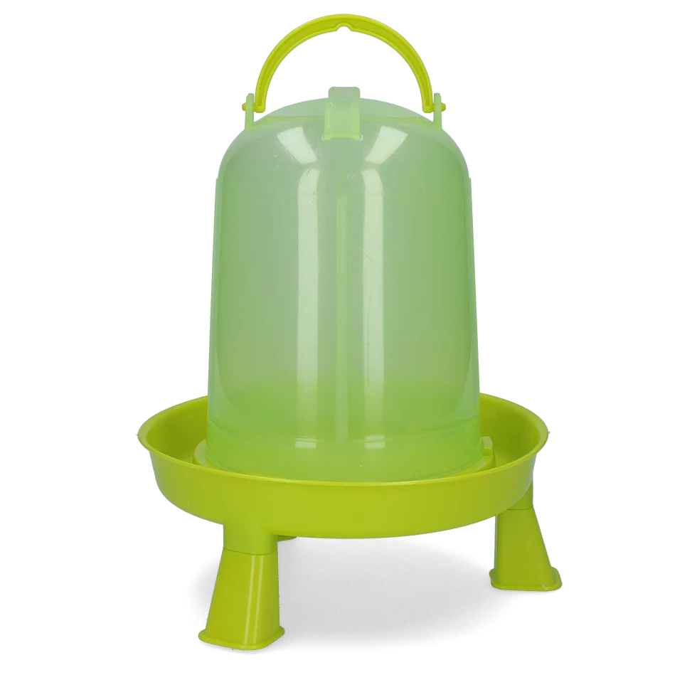 GAUN109381.png Abbeveratoio a torre per pollame con piedini, verde lime 3 l – Gaun - immagine 1