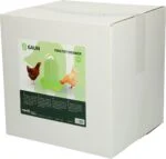Abbeveratoio a torre per polli in plastica trasparente, verde lime, 5 l – Gaun - immagine 3