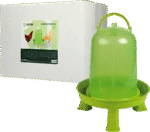Abbeveratoio per pollame con piedini, verde lime 10 l – Gaun