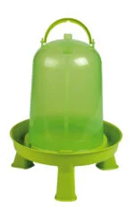 Abbeveratoio per pollame con piedini, verde lime 10 l – Gaun - immagine 2