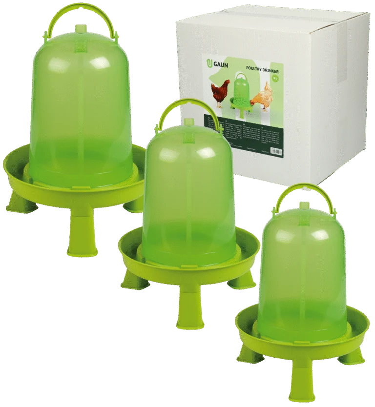 Abbeveratoio a torre per pollame con piedini, verde lime 1,5 l – Gaun