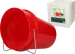 Secchio abbeveratoio per polli in plastica 6 l rosso – Gaun