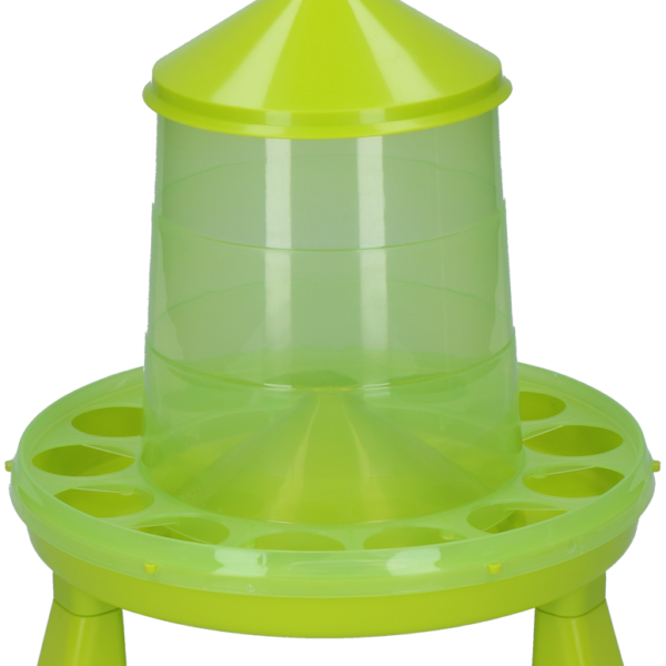Torre mangiatoia per pollame con piedini, verde lime, 2 kg – Gaun
