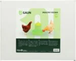 Torre mangiatoia per pollame in bioplastica trasparente, verde lime, 2 kg – Gaun Bio Green Lemon - immagine 5