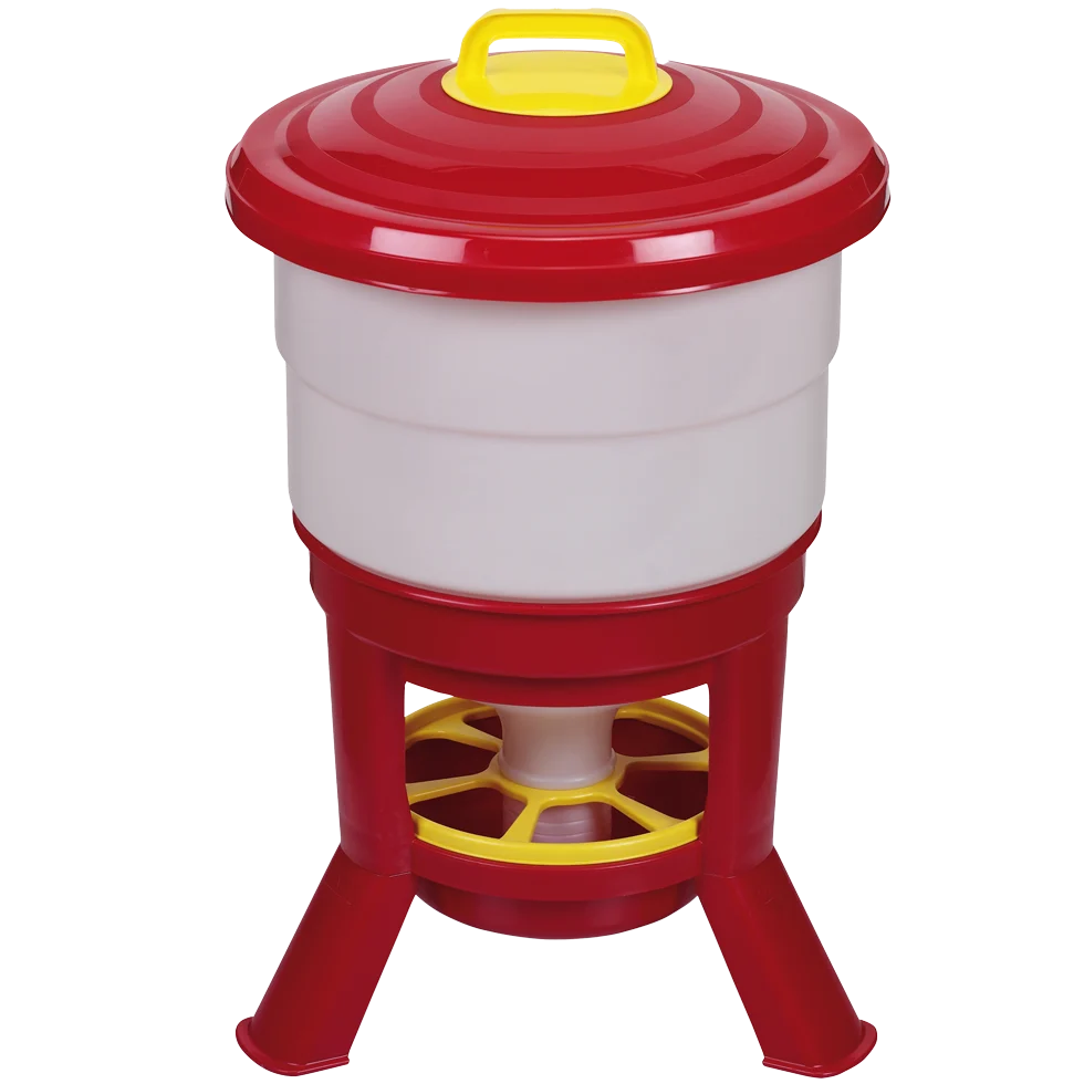 Mangiatoia a torre con piedini e coperchio richiudibile, 40 l – Gaun Imperial - immagine 1